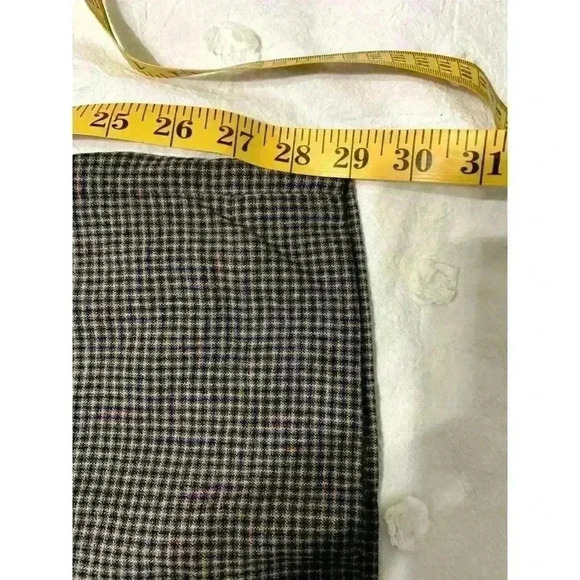 Banana Republic Martin Fit Wool Blend Pants Women's Size 10 Pet Houndstooth Work - Picture 5 of 10
